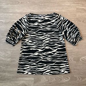 H&M Abstract Work Blouse